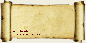 Mina Abramović vizit kartica